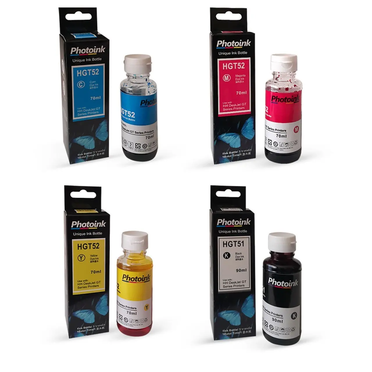 

HP C6692A 4 Color 1 Suit Photoink Ink