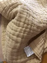 Manta de muselina de 6 capas para bebé, ropa de cama personalizada para recién nacido