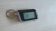 Llavero para mando a distancia LCD Vertical A93, sistema de alarma antirrobo para coche, bidireccional, rusa, A93