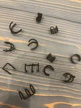 12pc de acero inoxidable Clip oreja manguito aretes falso cartílago pendientes lote Clip no perforante en pendientes para las mujeres