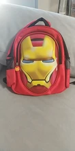 Mochila 3D de iron Man para estudiantes, mochilas adolescentes de alta capacidad con dibujos animados, impermeable, de viaje