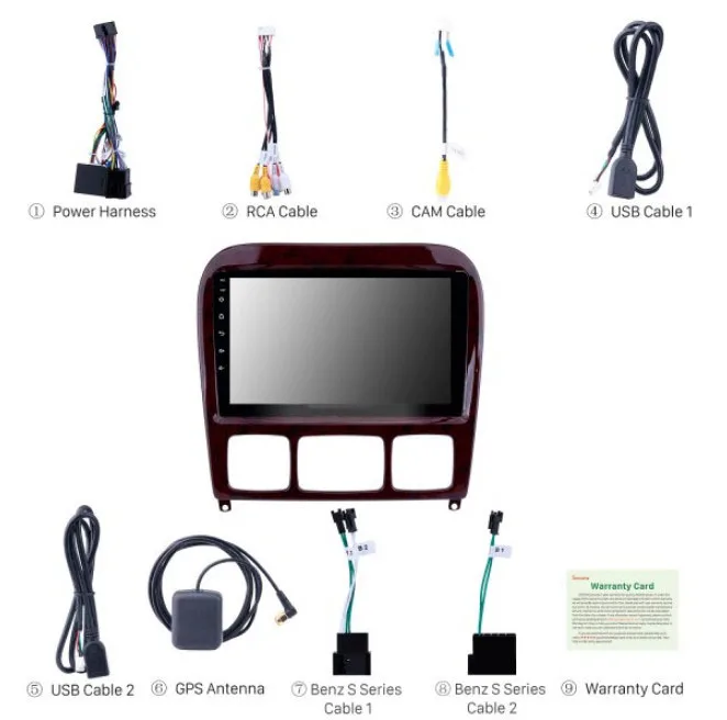 Lionet gps навигация для автомобиля Mercedes Benz w2023 1998-2005 9 дюймов RB2004X