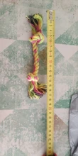 Cuerda de algodón de 21cm para Juguetes para perros, cuerda de hueso trenzado duradero para perros, Molar para limpieza de dientes, juguetes para mascotas