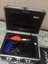 HUYIN-Cámara de pesca submarina, pantalla de 7 pulgadas, bajo el agua, HD, Detector de peces para hielo/Mar