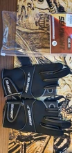 SeaKnight-guantes de pesca deportivos SK03, 1 par/lote, 3 guantes de cuero transpirable de medio dedo, equipo de pesca de neopreno y PU