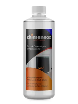 

1 litre bioethanol 96% plant origin for fireplaces-High quality combustion no humos…