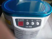 Limpiador de joyas ultrasónico de doble potencia, baño para relojes, Lentes de Contacto, gafas, dentadura, limpiador de pinceles de maquillaje eléctrico