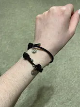 Uds \ Set de acero inoxidable pulsera de pareja un par de imán mano hombres y mujeres regalo amistad encantos cuerda joyería