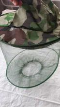 Camuflaje sombrero de pesca de mantener los insectos Mosquito Net prevención tapa de malla de pesca al aire libre sombrilla solitario cuello cubierta de la cabeza