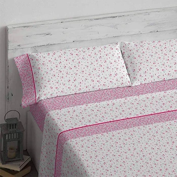 

Set of white BURRITO sheets MOD. 475 PINK