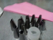 Icing-Piping-Cream Pastry-Bag Cake-Decorating Stainless-Nozzle Kitchen-Baking-Tools Silicone