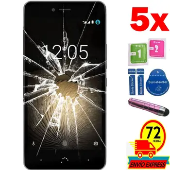 

5x Protectors Screen Tempered Glass for for BQ AQUARIS U (Not Full SEE INFO) PEN