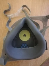 Máscara respiratoria antipolvo 3M 3200, media cara, antipolvo para construcción Industrial, antiniebla, filtro de Gas de seguridad, cubierta de algodón