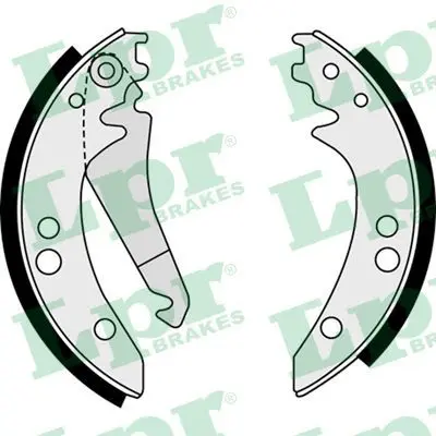 Колодки торм.бар.MERCEDES T1 82-96 LPR 08410