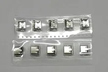 10 Uds SMT USB 3,1 tipo-C 16pin conector hembra para móvil puerto de carga de teléfono de carga remolque pies macho