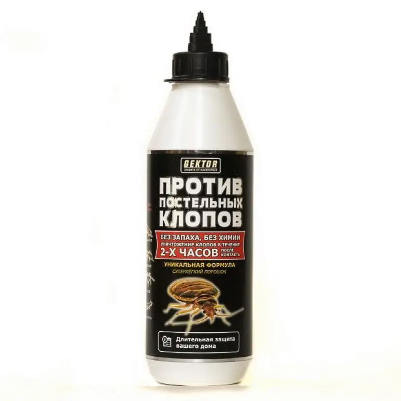 Средство от клопов GEKTOR (Гектор) избавиться постельных своими руками против