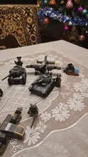 Creator Bricks Building-Blocks-Sets Weapon Chariot Tank Kids Toys Ww2 Soldiers Empire