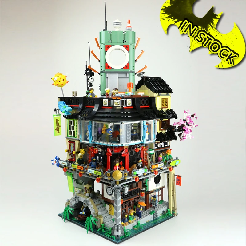 

New Ninja Great Creator 70620 City Construction 06066 In stock 4953pcs Model Modular Building Blocks Toys Bricks Baby toy