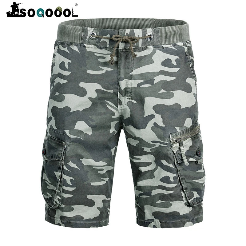 mens elastic waist work shorts