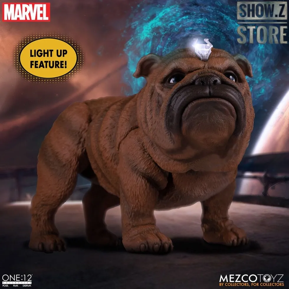 [Show.Z Store] MEZCO Toyz One:12 Black Bolt& Lockjaw Two-Pack Action Figure