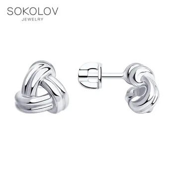 

Drop Earrings SOKOLOV Silver fashion jewelry silver 925 women's/men's, male/female, long earrings, women's male