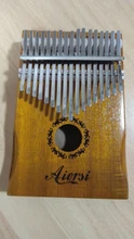 Bag Book Tune-Hammer Gecko Kalimba Thumb Instruction Koa Musical-Gift Aiersi 17-Keys