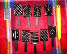 11 Pieces/set 3D Magnet Stick Cat Eye Magnetic Pen for Nails Drawing Nail Art Stick For