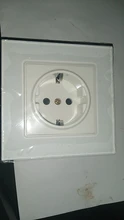 Socket-Plug Crystal Glass-Panel-Power Wall JHJCH European-Standard Grounded 16a Has 86mm--86mm