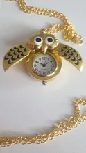 Reloj de bolsillo con forma de búho para niños, colgante, collar, el mejor regalo, envío directo