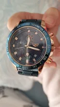 En este momento 2020 nueva moda para hombre relojes con tapa de acero inoxidable de la marca de lujo de deportes cronógrafo reloj de cuarzo de los hombres Relogio Masculino