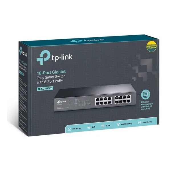 Шкаф переключения TP-Link TL-SG1016PE 16 x RJ45