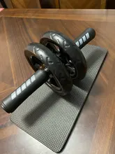 Rodillo y cuerda de saltar 2 en 1 sin ruido rodillo abdominal esterilla, Para brazo, cintura, piernas, ejercicio, gimnasio, equipamiento de fitness