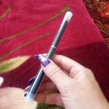 Pincel de uñas 2 en 1 de doble punta, herramienta de uñas de doble uso, cepillo de Gel de poligel y recolector, barra de Color de acero inoxidable, cepillo de flores