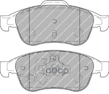 Колодки Тормозные Renault Duster 10-/Fluence 10-/Megane Iii 08- Передние Ferodo Fdb4180 Ferodo арт. FDB4180