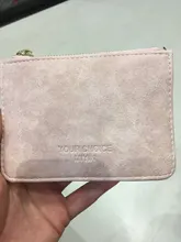 Monedero pequeño de cuero con cremallera para mujer, Mini monedero con borla para estudiantes, monedero pequeño, llavero, billetera