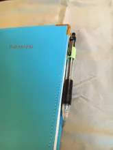 JIANWU-Cuaderno de tela de fieltro de Color simple, clip de bolígrafo creativo para notebook, soporte para bolígrafo, accesorios de oficina, suministros escolares