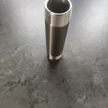1-Threaded-Pipe-Fittings Water-Connection Stainless-Steel Male-X-Male SS304 1-1/4-3/8-100mm-Length