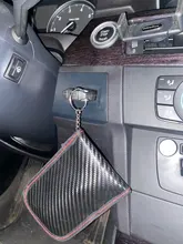 Caja bloqueadora de señal de llave de coche, Faraday Cage Fob Pouch, bolsa de bloqueo RFID sin llave