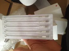 Agujas de tatuaje de acero desechables, delineador redondo para tatuar, equipo de tatuaje de alta calidad, 50 Uds.