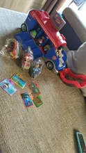 Coche de juguete de plástico de la Patrulla canina para niños, juguete de la Patrulla canina, autobús de rescate, modelo de figura de acción, regalo de cumpleaños