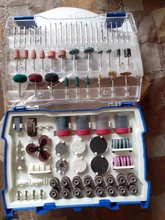 268PC Abrasive Rotary Tool Accessories Set Electric Mini Drill Bit Kit for Dremel Sanding