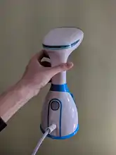 Plancha de vapor portátil, de 280 ml, de 1500 W, calor rápido en 15 segundos, potente, para hogar o viaje, vaporizador de ropa