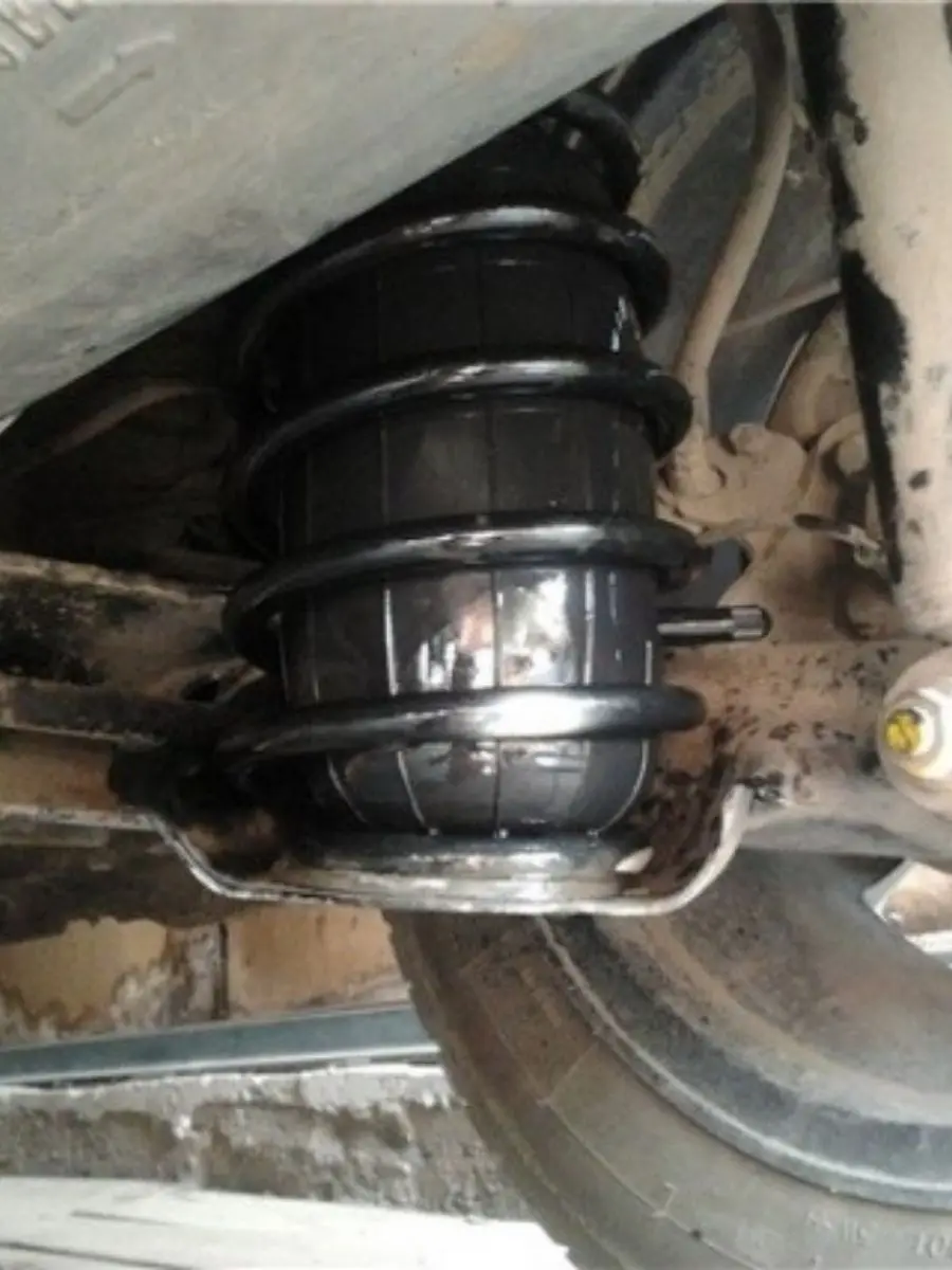 Air spring for car shock absorption, air suspension size 230*110mm, Kit 2 cylinders + 2 reels