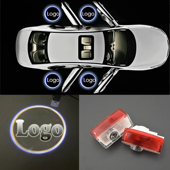 

ECAHAYAKU 2pcs Car Door Logo light LED Ghost Shadow Light Projector Courtesy Lights Auto Welcome Light For Audi Benz Toyota BMW
