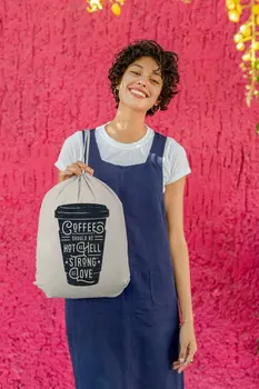 

Angemiel Bag Coffee Cup Cloth Backpack