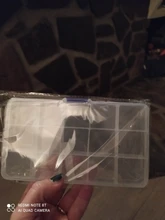 Caja de herramientas de plástico con 15 ranuras para joyería, organizador artesanal, estuche de transporte, cuentas de almacenamiento, F2414