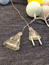 Garland-Lights String Fairy-Lights-Decoration Cotton-Ball Xmas Wedding-Party Holiday