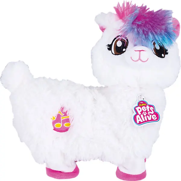 Интерактивная игрушка Zuru Pets Alive "Танцующая Лама", звук