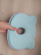 Almohada para Recién Nacido suave bebé enfermería previene la memoria de la cabeza plana cojín de espuma que forma la almohada posicionador para dormir proteger