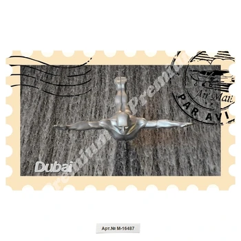 

Dubai United Arab Emirates souvenir gift magnet for collection